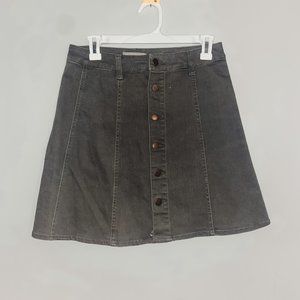 Falls Creek Green Denim Button up Skirt